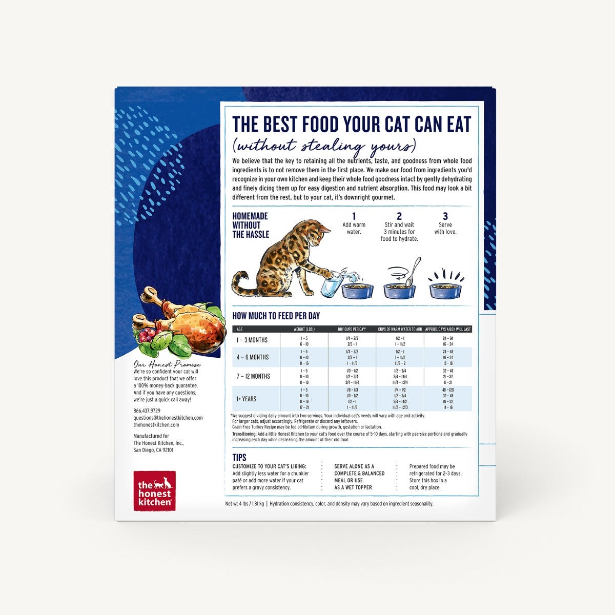 The Honest Kitchen | Grain Free Turkey Dehydrated | Cat Food Delivery Toronto | ARMOR THE POOCH